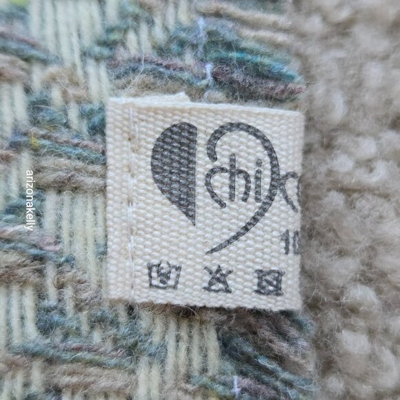 NWOT Woven Wool Tweed Scarf from Portugal - Picture 7 of 12